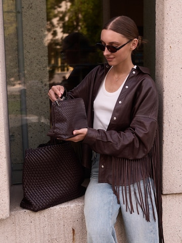 L37 HANDMADE SHOES Handtasche 'KANSAS' in Braun