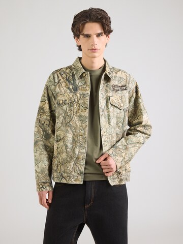 zaļš Billionaire Boys Club Starpsezonu jaka 'DIAMONDS & DOLLARS': no priekšpuses