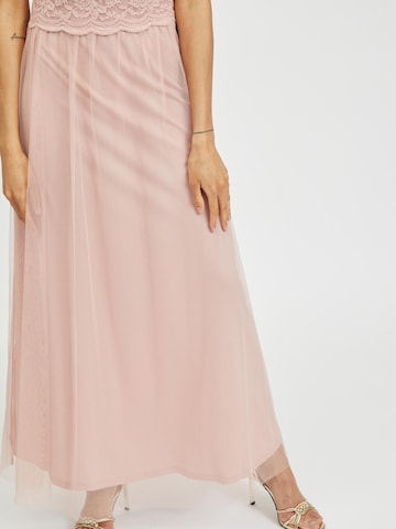 VILA Evening dress 'Lynnea' in Pink