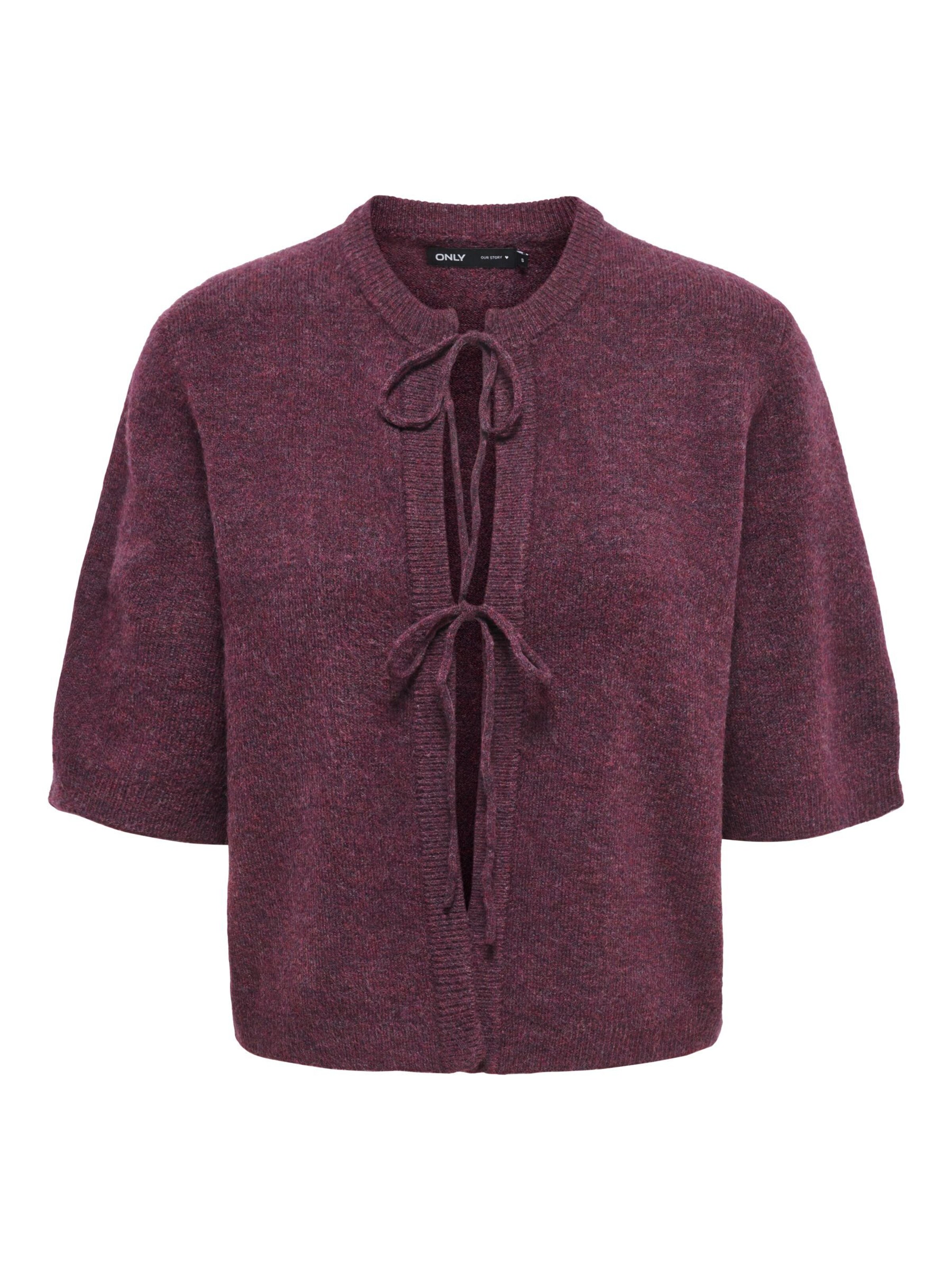 Cardigan 'ONLSimoni' ONLY en violet : devant