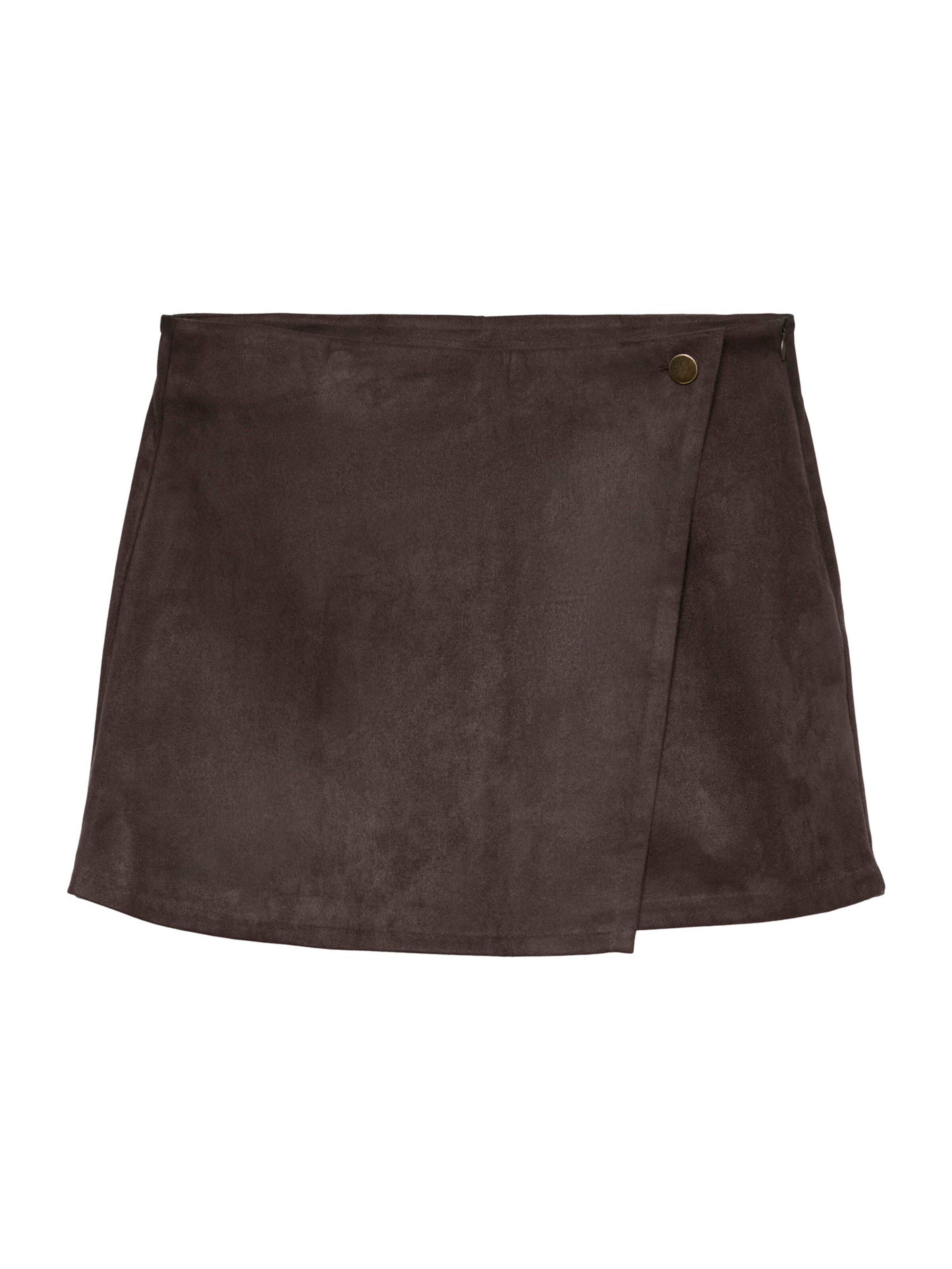 Vero Moda Petite - Falda 'VMMEADOW' en marrón: frente