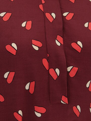 Abito camicia di SEIDENSTICKER in rosso