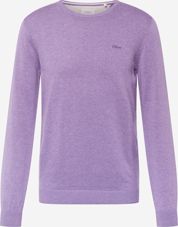 s.Oliver Sweater in Purple: front