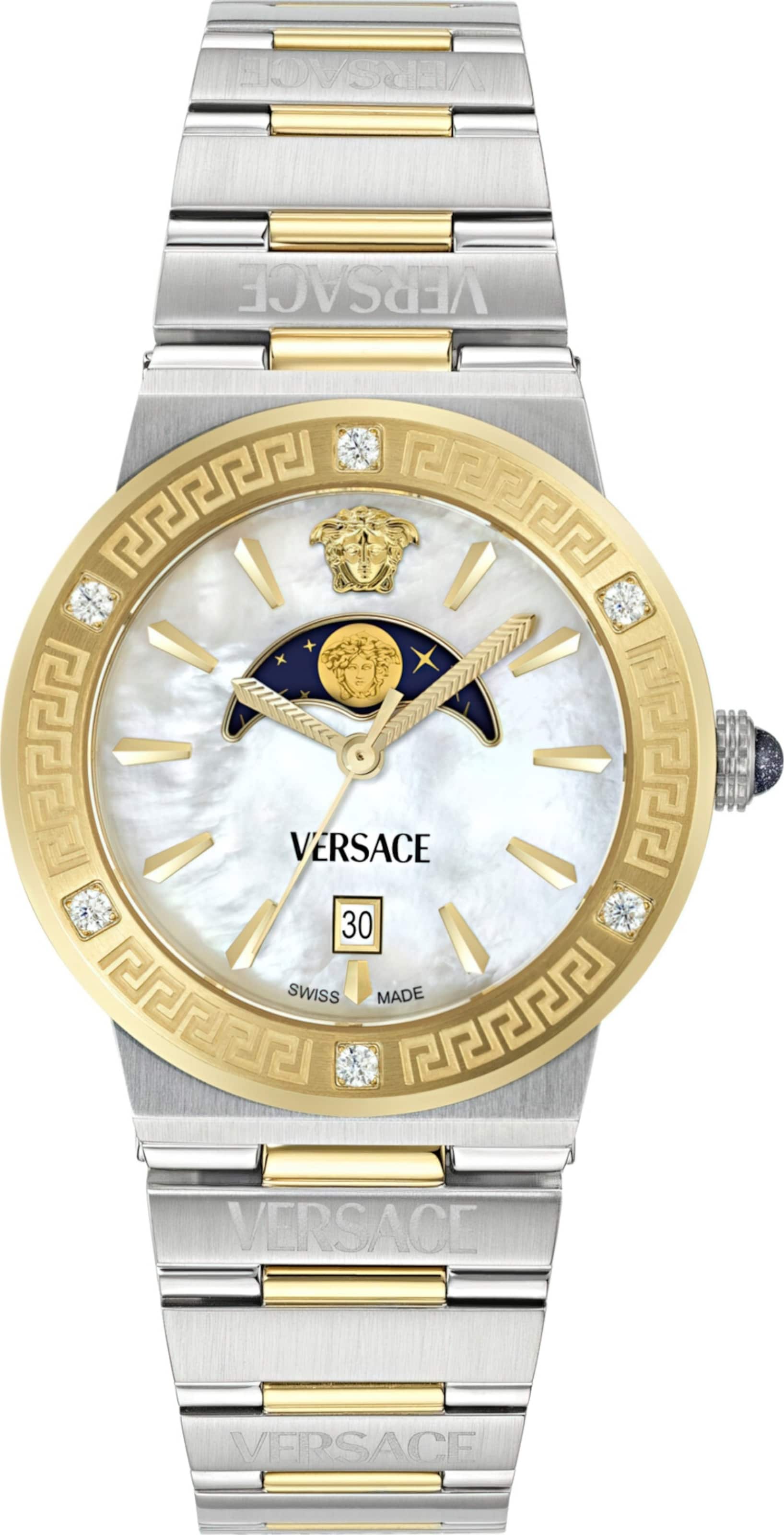 VERSACE Analog watch in Gold / Silver, Item view