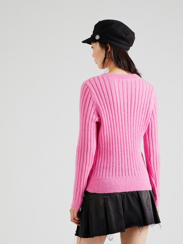 VERO MODA Sweter 'VMSTORM' w kolorze różowy