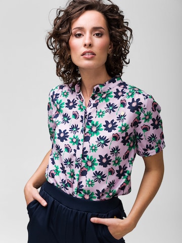4funkyflavours Blouse 'This Sound' in Lila: voorkant