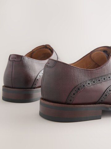 Chaussure à lacets 'Oxford' Next en rouge