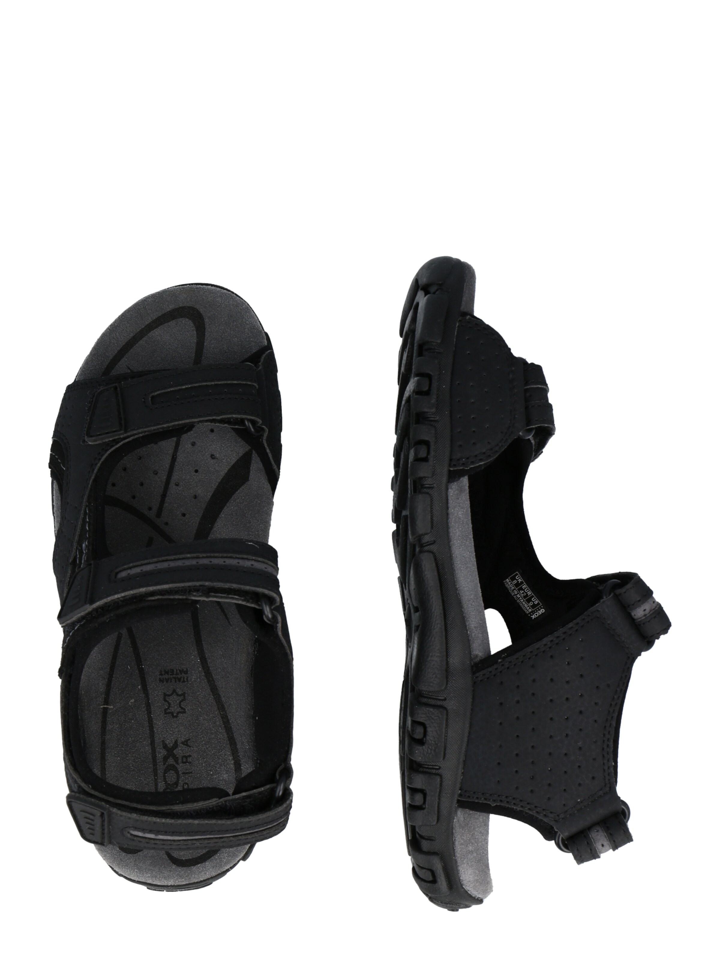 Sandales de randonnée 'Uomo Strada' GEOX en noir