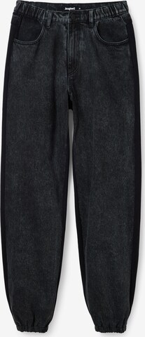 Desigual Tapered Trousers in Black: front