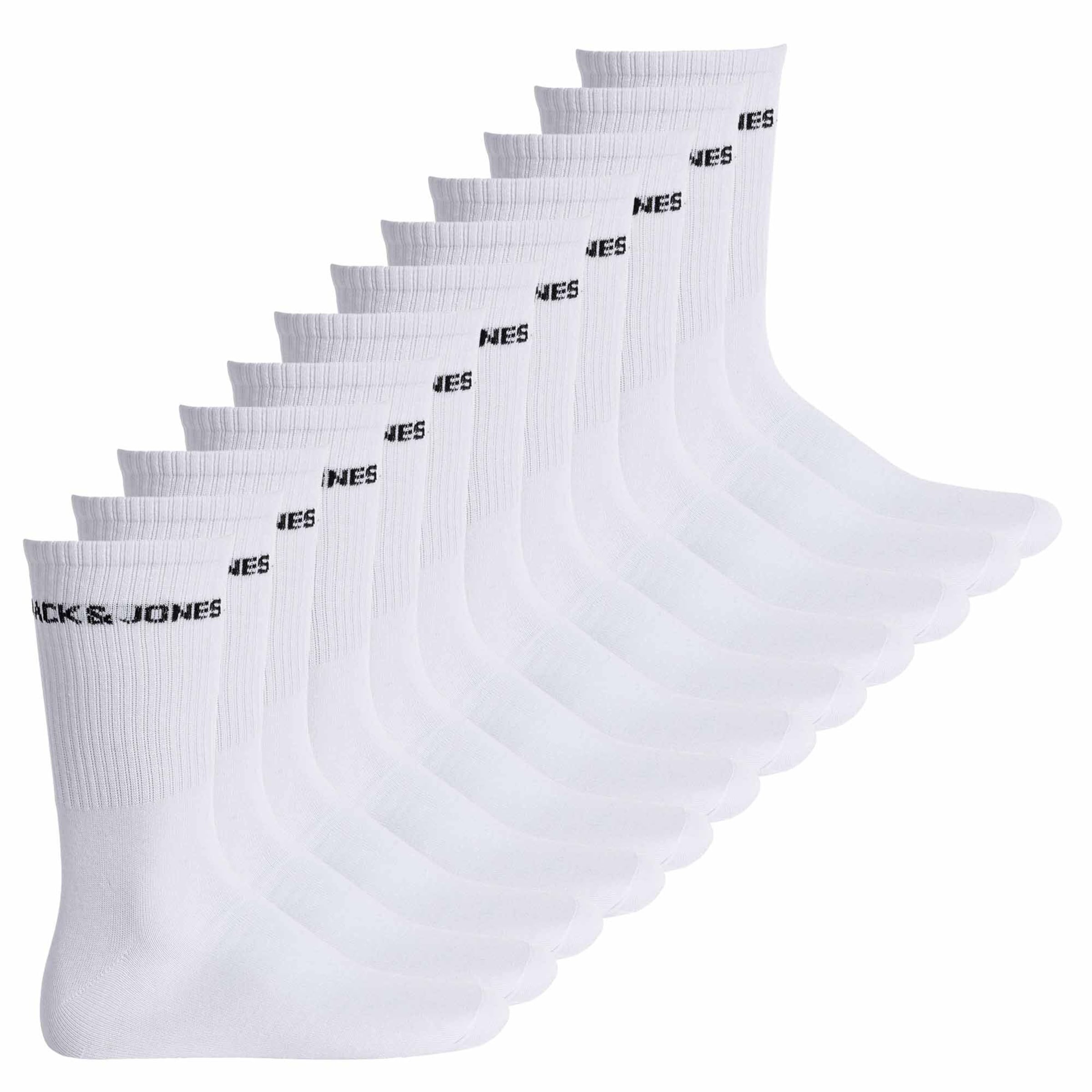 Calzino di JACK & JONES in bianco: frontale