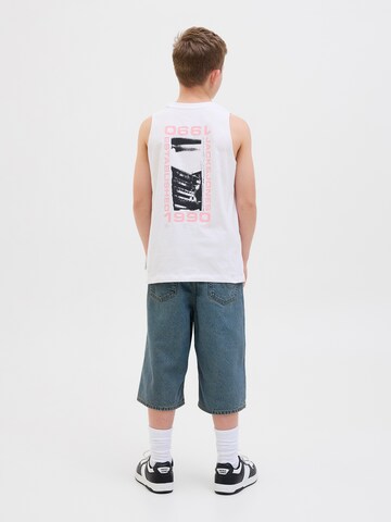 Jack & Jones Junior Μπλουζάκι 'JCOSAGO' σε λευκό: μπροστά
