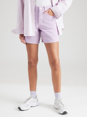 TOPSHOP Regular Jeans 'VIGGA' in Purple: front