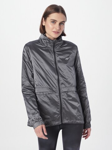 4F Athletic Jacket in Grey: front