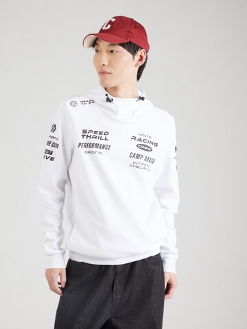 CAMP DAVID - Sudadera en blanco: frente