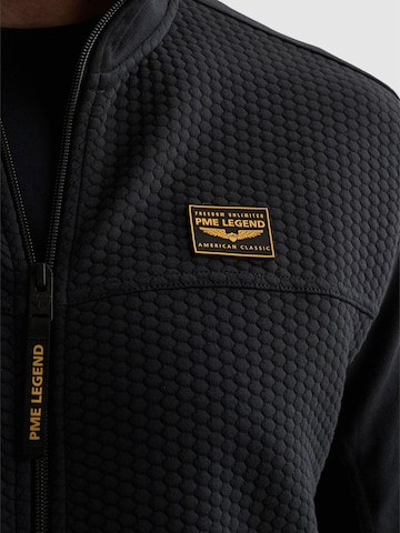 Veste mi-saison 'Sweatshirt with jacquard pattern and flight pocket' PME Legend en bleu