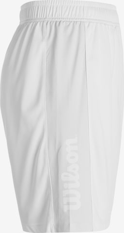 WILSON Loosefit Sporthose in Weiß