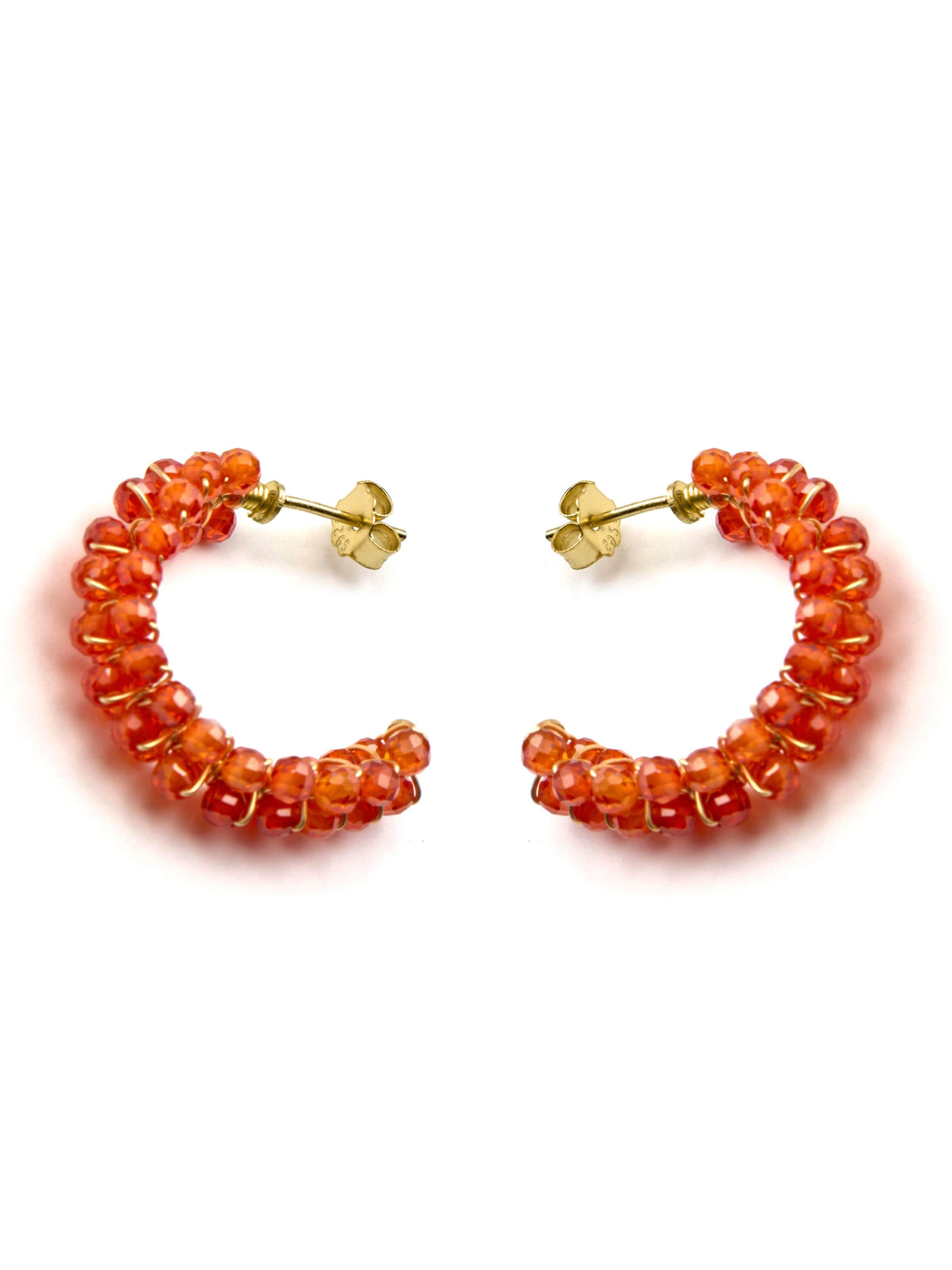Luxenter - Pendientes 'Siran' en naranja