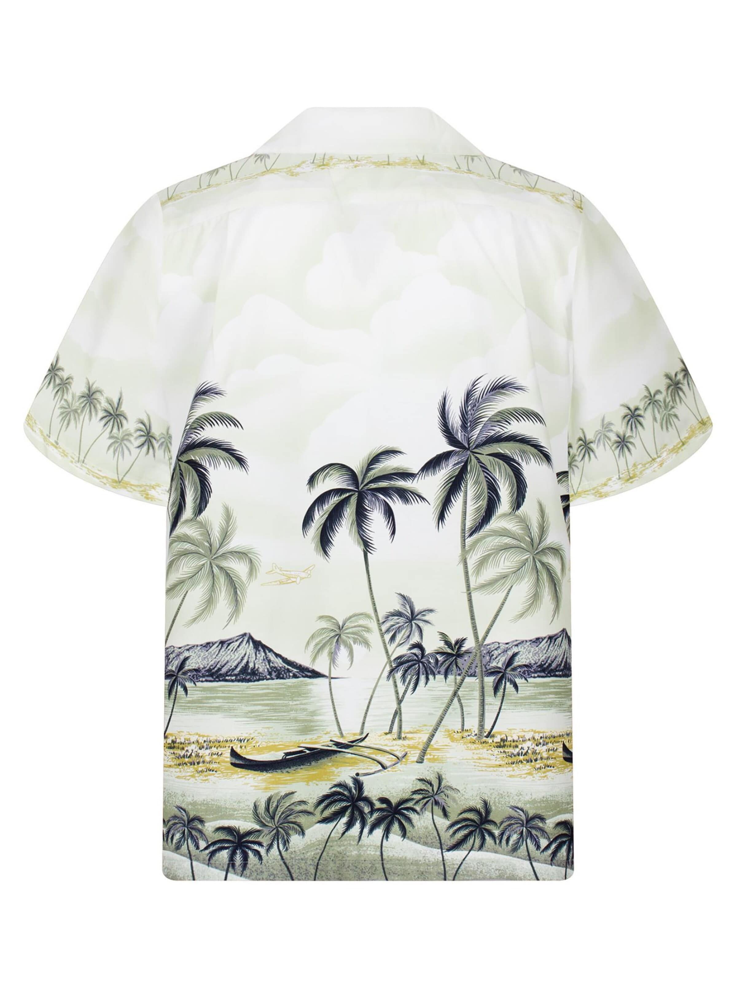 KY's Regular fit Overhemd 'Palmbeach' in Groen