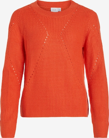 VILA Sweter w kolorze czerwony: przód