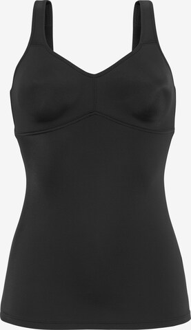 LASCANA T-shirt Undershirt in Black: front