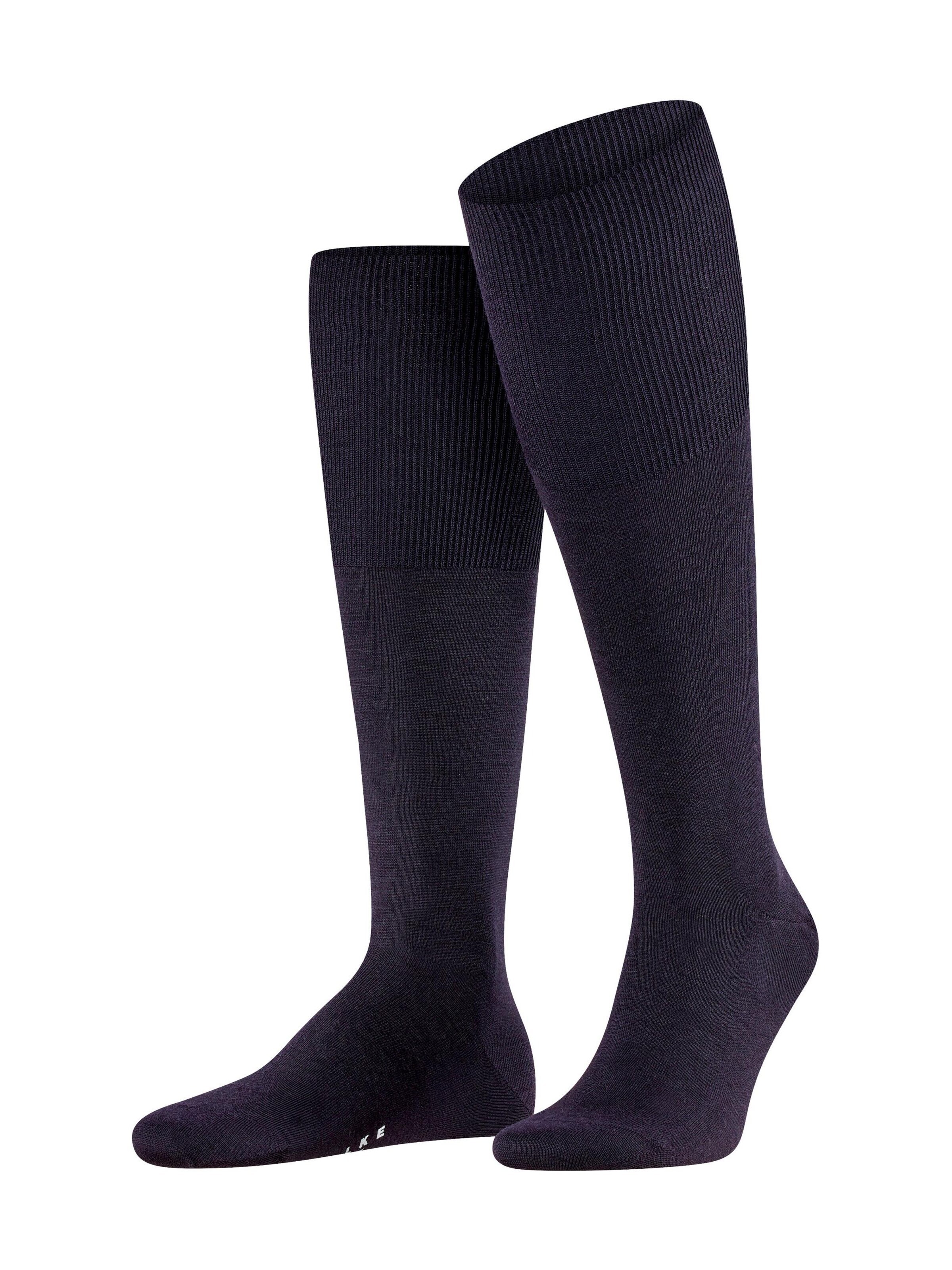 FALKE Knee High Socks 'Airport' in Blue: front