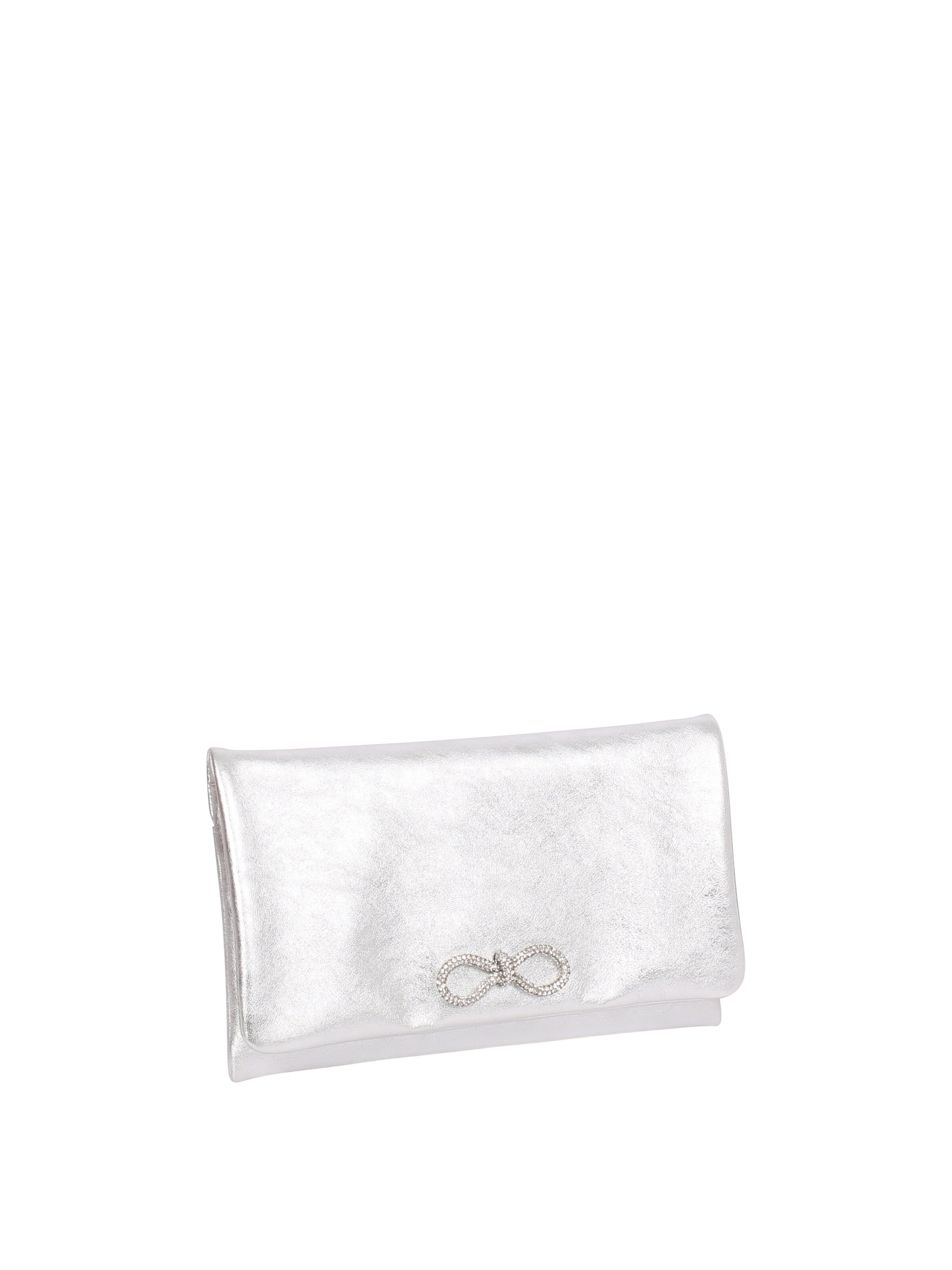 ABRO Clutch 'STRASS' in Silver
