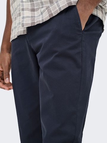 Regular Pantalon 'ONSWeft' Only & Sons en bleu
