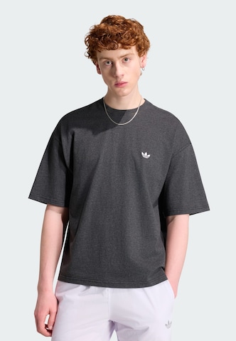T-Shirt 'Trefoil Essentials' ADIDAS ORIGINALS en gris : devant