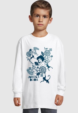 ABSOLUTE CULT Shirt 'Jungle Book - Mowgli Tale' in Weiß: Vorderseite