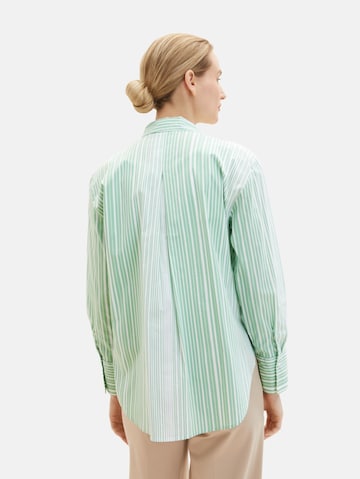 TOM TAILOR Bluse in Grün