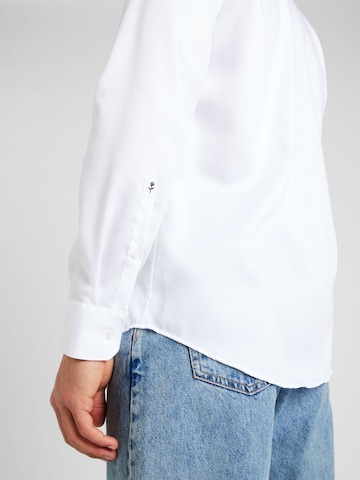 SEIDENSTICKER Regular Fit Forretningsskjorte 'Smart Cassics' i hvid