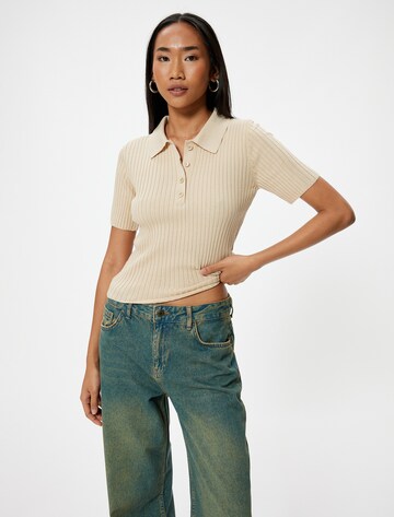 Koton Sweater in Beige: front