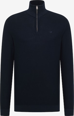 Pull-over 'Everett' MUSTANG en bleu : devant
