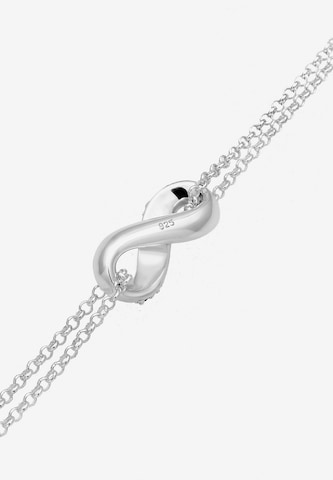 Elli DIAMONDS Armband 'Infinity' in Zilver