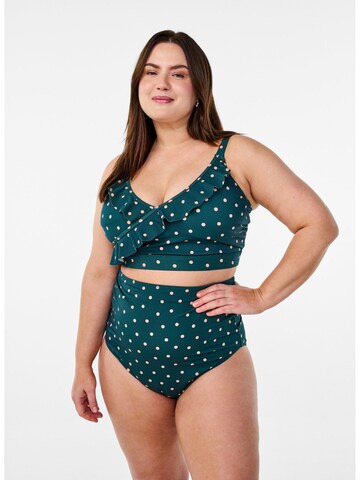 Swim by Zizzi - Reductor Top de bikini 'Katrin' en verde