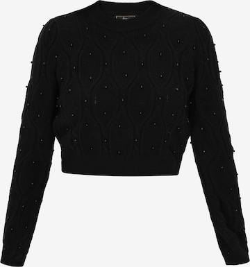 Pull-over faina en noir : devant
