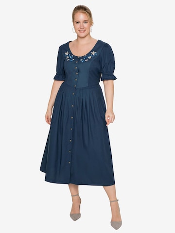 SHEEGO Dirndl in Blau