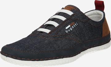 Sneaker bassa 'Bimini' di bugatti in blu: frontale