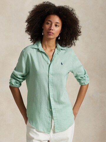 Camicia da donna 'Classic' di Polo Ralph Lauren in verde: frontale