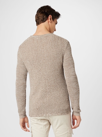 JACK & JONES Pullover 'Phil' in Braun