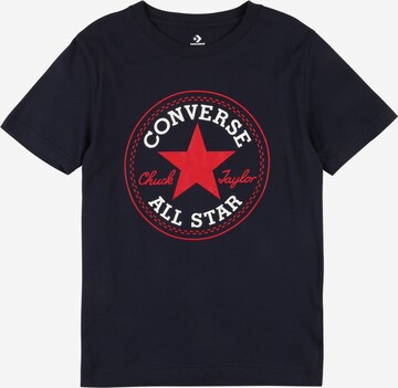 T-Shirt CONVERSE en bleu : devant