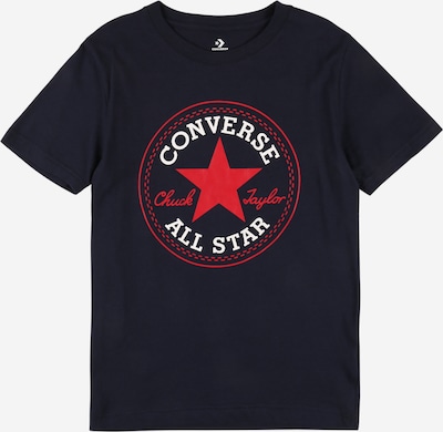CONVERSE Majica u mornarsko plava / crvena / bijela, Pregled proizvoda