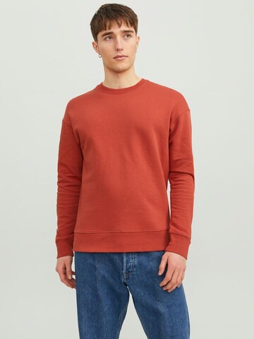 JACK & JONES - Sweatshirt 'Star' em vermelho: frente