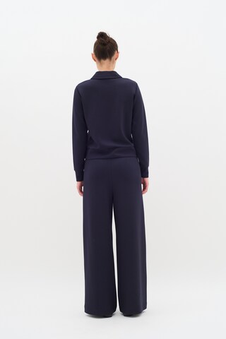 InWear Szeroka nogawka Spodnie 'Gincette' w kolorze niebieski