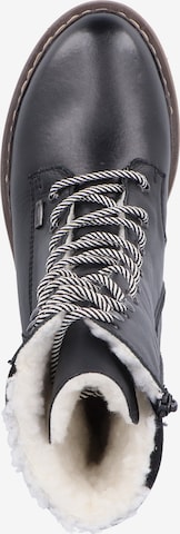 Rieker Lace-Up Boots in Black