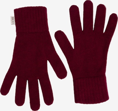 GOBI Cashmere Sormikkaat 'Essential Knit Cashmere Gloves' koossa M värissä viininpunainen, Tuotenäkymä
