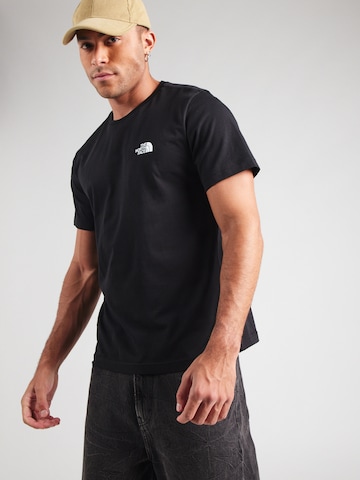 THE NORTH FACE Póló 'MOUNTAIN SKETCH' - fekete