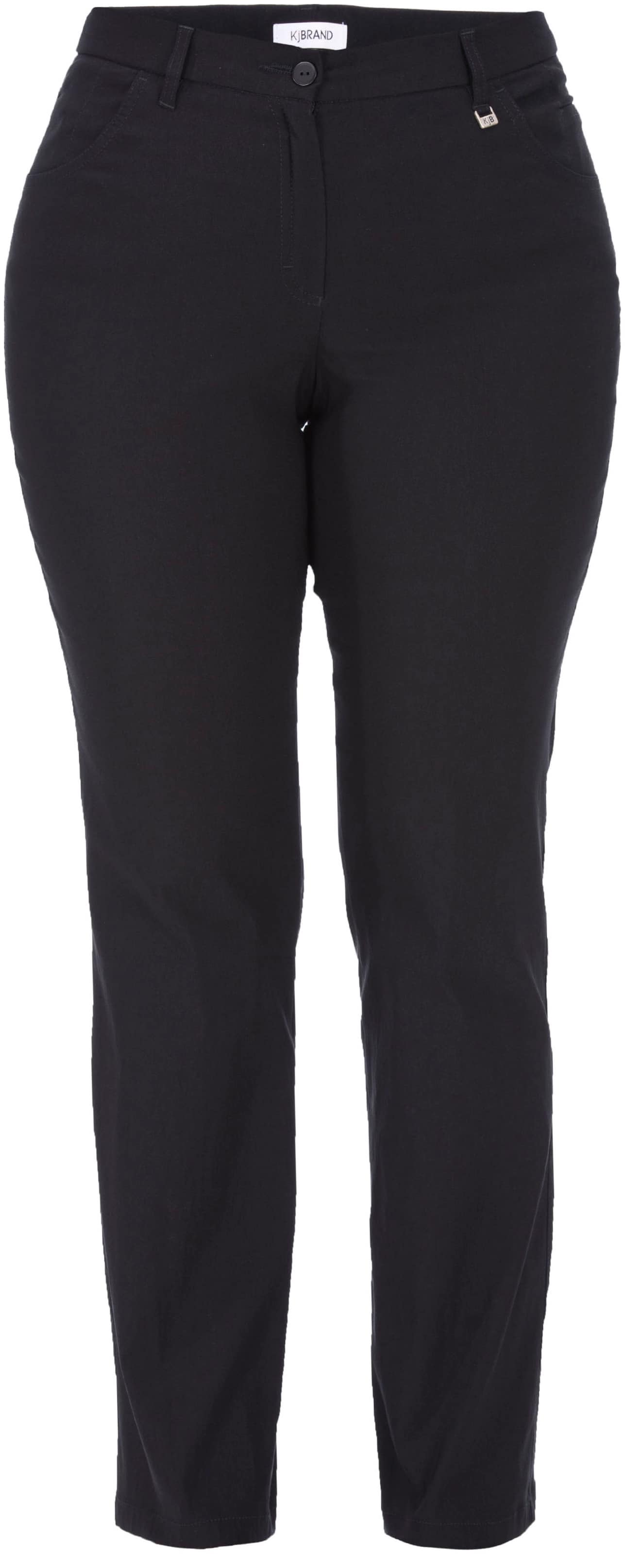 KjBRAND Pants in Black: front