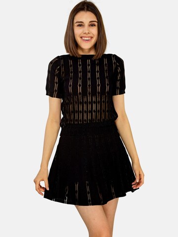 TOOche Shirt 'Deux Pièces' in Black: front