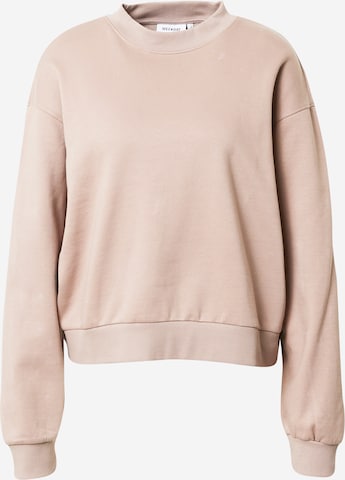 WEEKDAY Sweatshirt 'Amaze' in Beige: voorkant